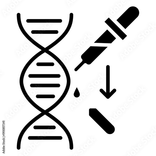 Genetic Modification Vector Icon