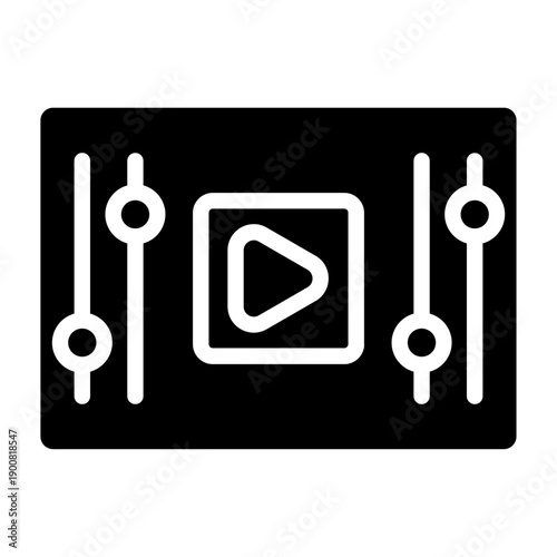 Movie Trailer Vector Icon