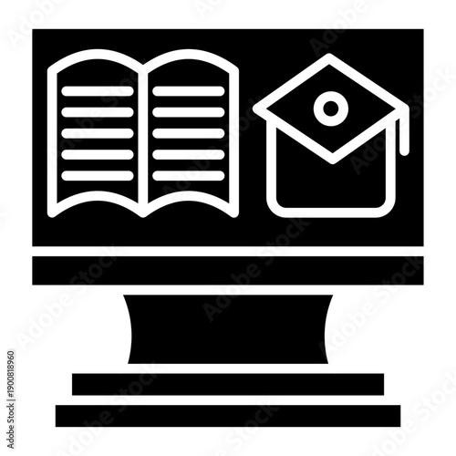 Online Education Vector Icon