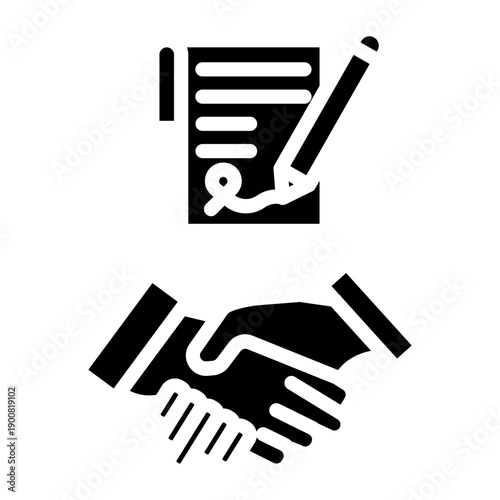 Contract Signing Vector Icon