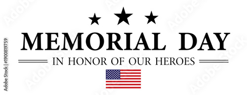 Memorial Day USA Logo