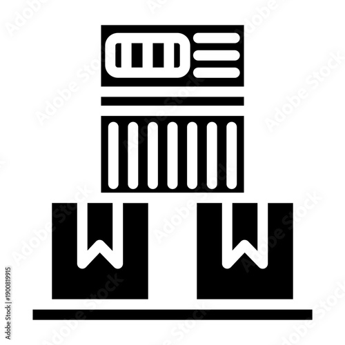 Shipping Label Vector Icon