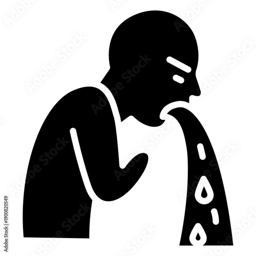 Vomit Vector Icon