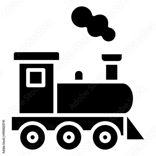 Steam Train Vector Icon