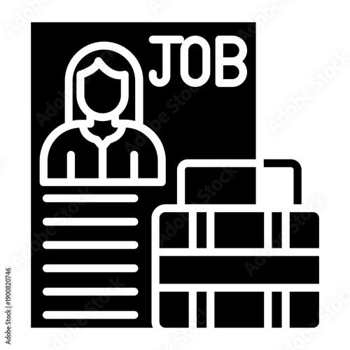 Job Title Vector Icon