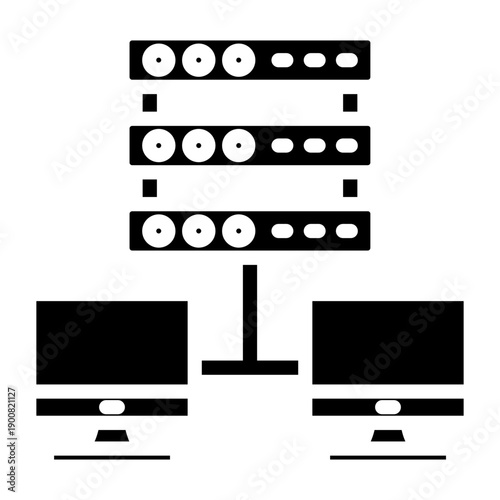 Server Provisioning Vector Icon