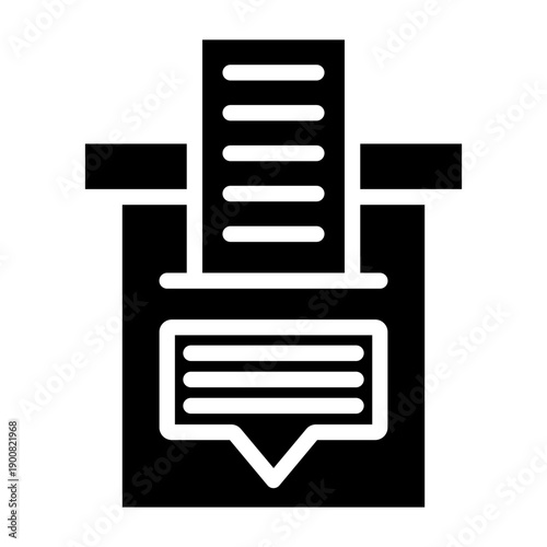Suggestion Box Vector Icon