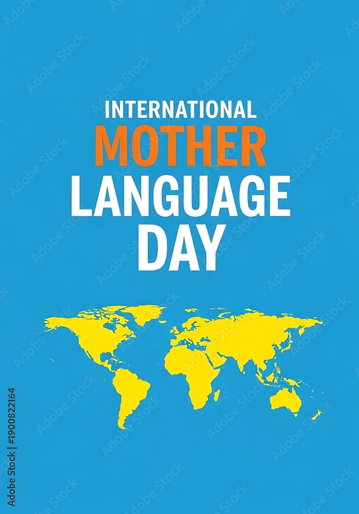 Obraz premium Celebrating the diversity of languages on international mother language day