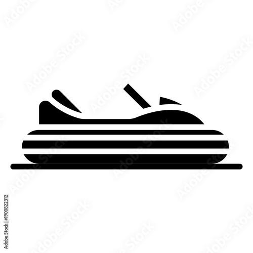 Bumper Boats Vector Icon