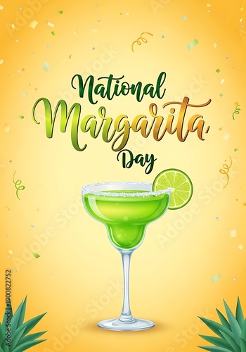 Celebrate national margarita day with a refreshing green cocktail