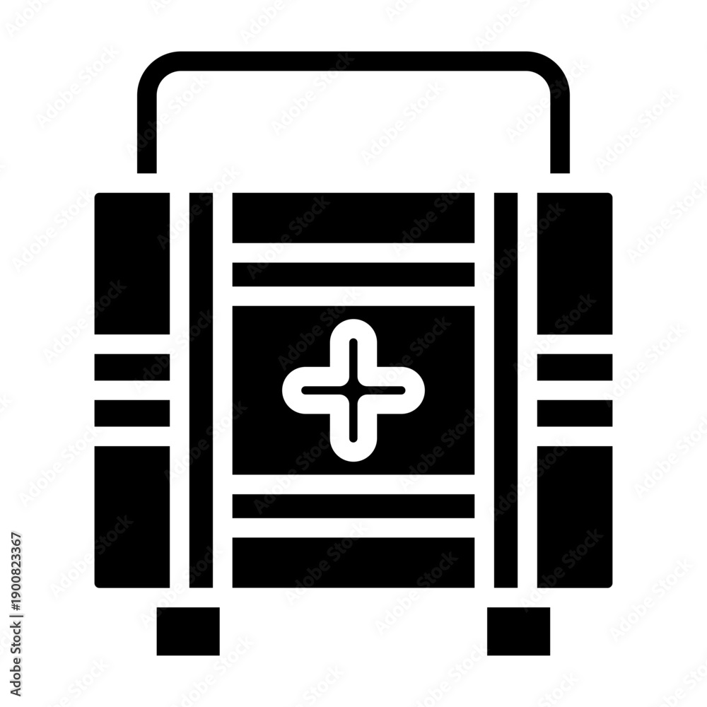 Obraz premium First Aid Post Vector Icon