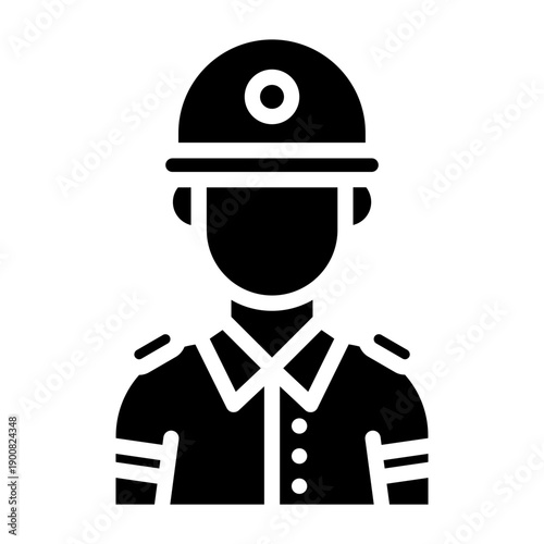 Security Guard Vector Icon
