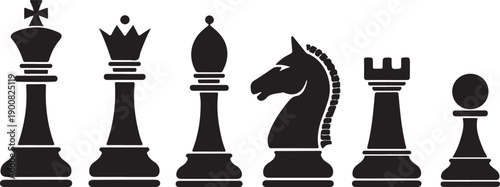 Chess Icons in a row