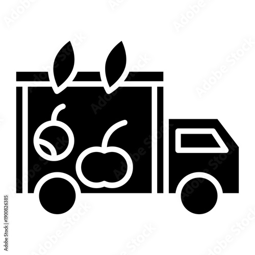Groceries Delivery Vector Icon