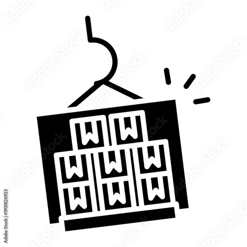 Overflow Shipment Vector Icon