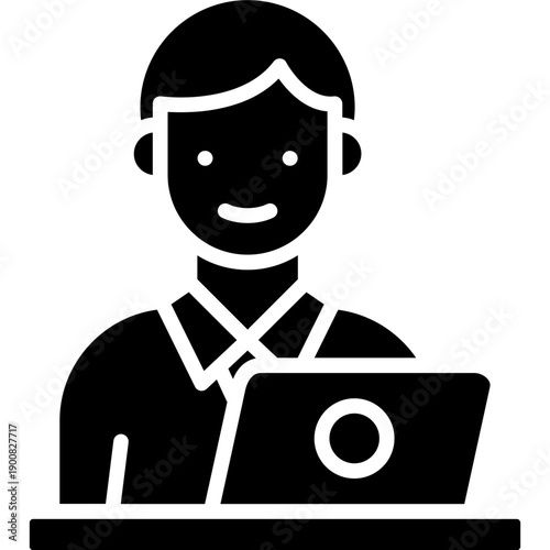 Office Worker Vector Icon