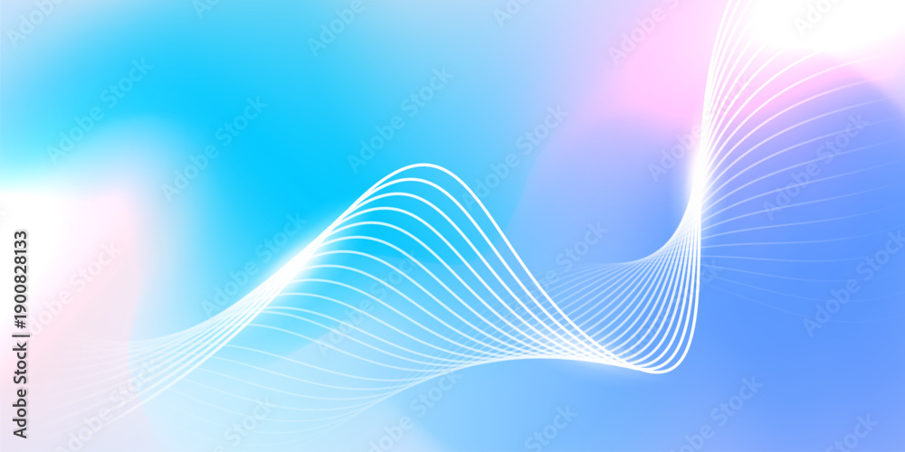 Fototapeta premium Abstract liquid wave background. Modern design vector illustration.
