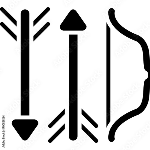 Archery Set Vector Icon