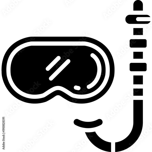 Snorkel Gear Vector Icon