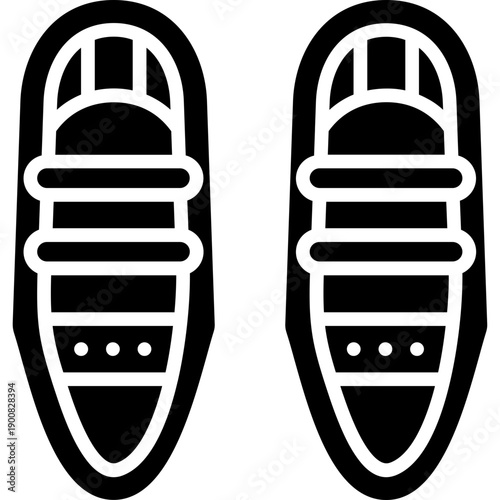 Snowshoes Vector Icon