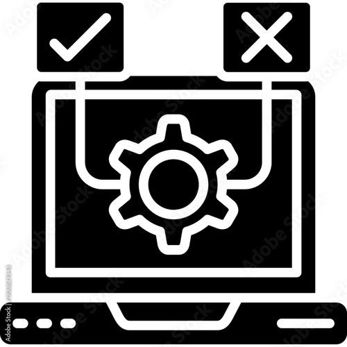 System Testing Vector Icon