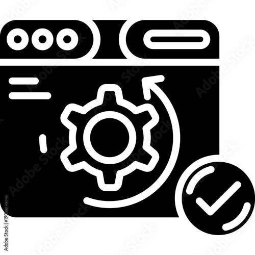 Automated Testing Vector Icon