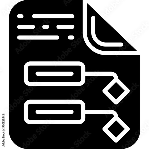 Test Scenario Vector Icon