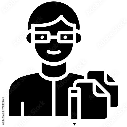 Copy Editor Vector Icon