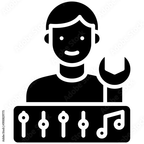 Sound Technician Vector Icon