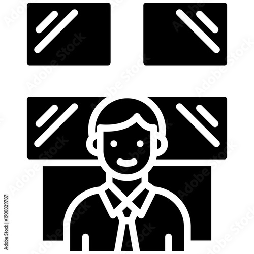 Newsroom Vector Icon