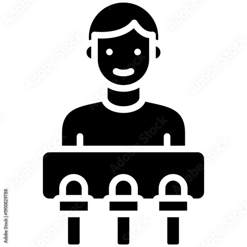 Press Conference Vector Icon