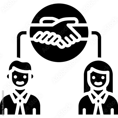 Conflict Resolution Vector Icon