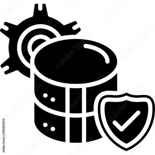 Network Data Protection Vector Icon