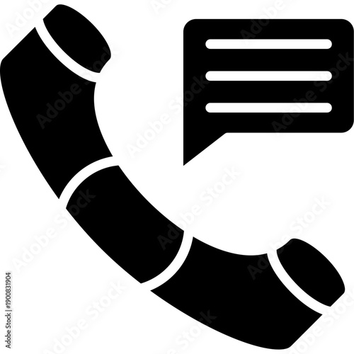 Message Us Vector Icon