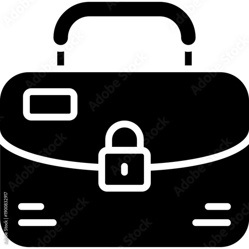 Secret Briefcase Vector Icon