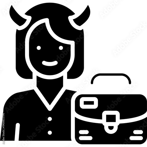 Corrupt Businessman Vector Icon