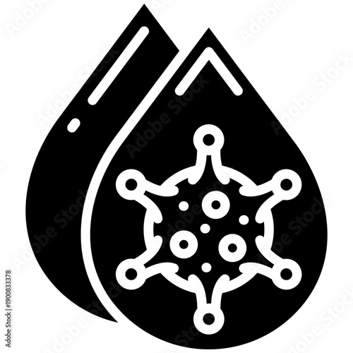 Infectious Droplets Vector Icon
