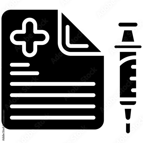Immunization Record Vector Icon