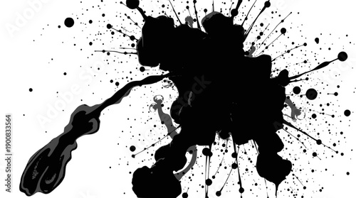 A sleek glass or plastic bottle of volatile organic compound VOC aromatic spray solution stands out against a pure black