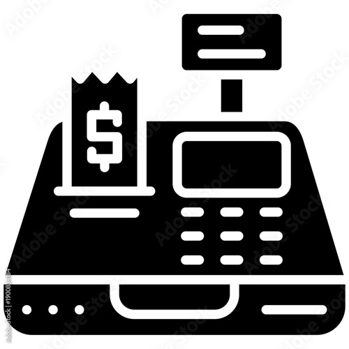Cash Machine Vector Icon