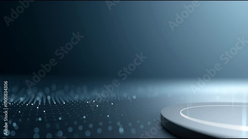 Abstract data stream light trails with copy space - abstract light trails, data stream, technology background, glowing lines, motion blur - clean commercial look, no logos, no readable text