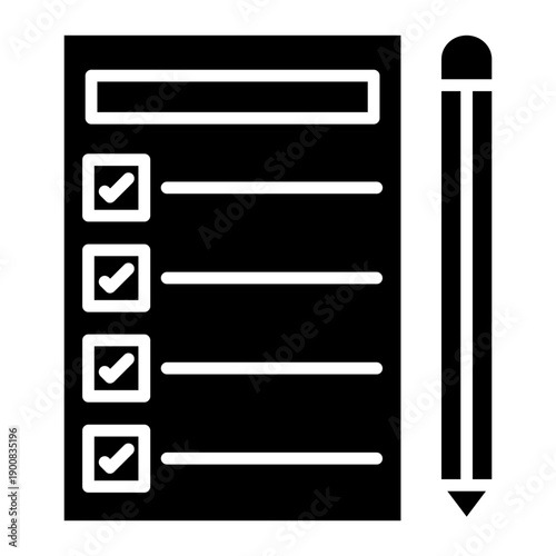 Application Form Vector Icon