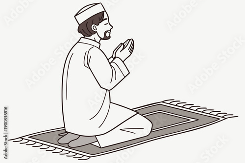 arab man with laptop