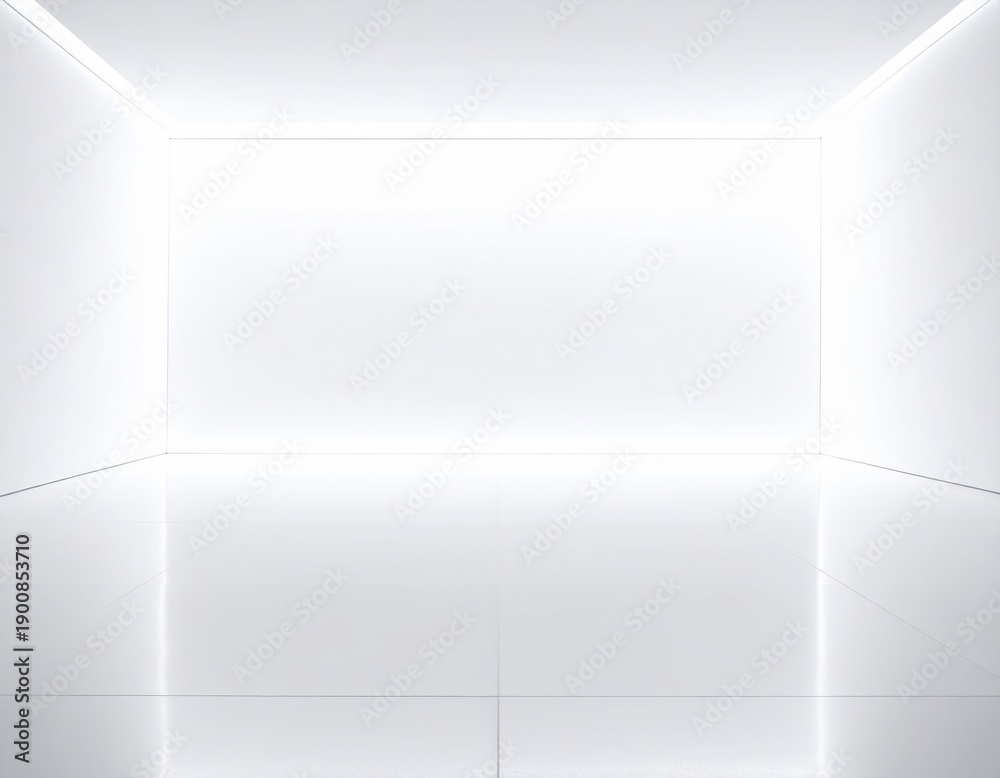 custom made wallpaper toronto digitalBright White Empty Room with Smooth Walls and Floor Studio Setup