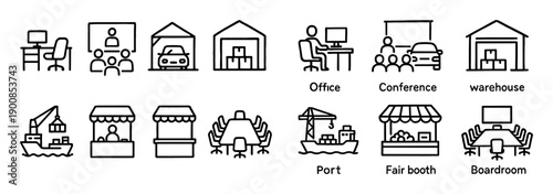 Trade Relations Icons