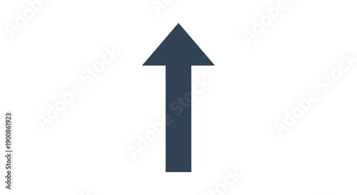 Black upward pointing arrow symbol.