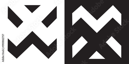 Professional Innovative Initial DM logo and MD logo. Letter DM or MD Minimal elegant Monogram. Premium Business Artistic Alphabet symbol and sign stock illustration