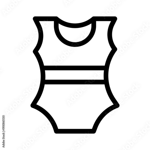 swimsuit line icon