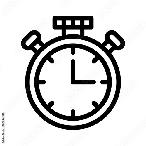 stopwatch line icon