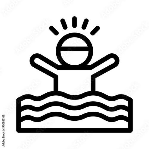 synchronized line icon